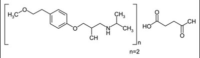 Metoprolol Tartrate Structural Formula (Image 06)