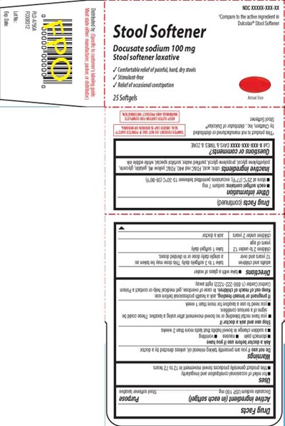 Docusate Sodium USP, 100 mg - docusate sodium single tone 100 mg softgel pur 1