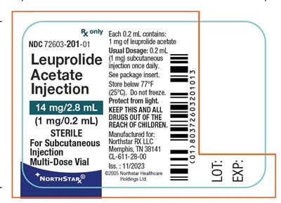 Leuprolide-label (Vial Label)