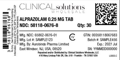 Alprazolam 0.25mg Tablet 30ct Blister Card (Alprazolam Fig1)