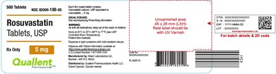 Rosuvastatin Tablets 5 mg 500 Tablets (Rosuvastatin Tab Fig 5)