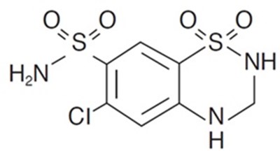 Structure-hydrochlorothiazide (Structure Hydrochlorothiazide)