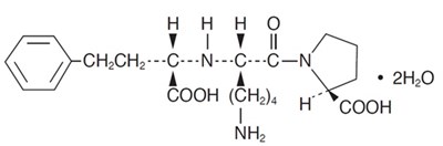 Structure-lisinopril (Structure)
