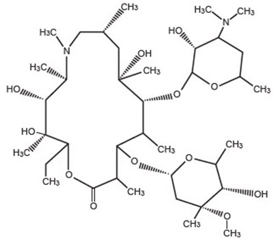 Chemical Structure (Azithromycin 01)