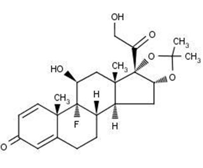 Triamcinolone Acetonide Chemical Structure (Kenalog40inj Struct)