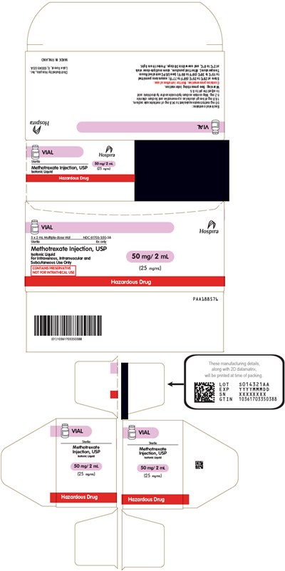 methotrexate-05.jpg PRINCIPAL DISPLAY PANEL - 2 mL Vial Carton - methotrexate 05