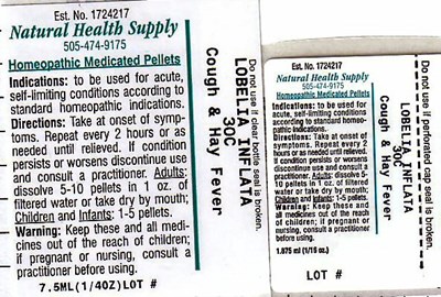 Cough Hay Fever Label (Nhs Cough Hay Fever)