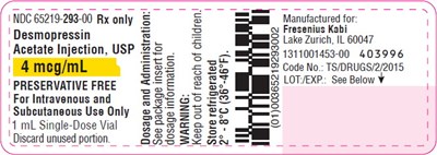 Package Label – Principal Display Panel – 4 Mcg – Vial Label (Des0e 0000 04)