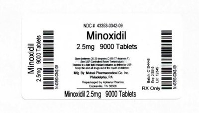 43353-0342-09.jpg Bottle Label 2.5 mg - 43353 0342 09