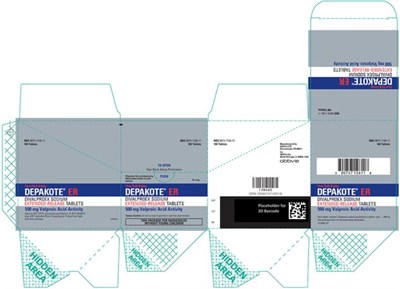 depakote-er-spl-07.jpg NDC 0074-7126-13 100 Tablets Once-Daily Dosing DEPAKOTE® ER DIVALPROEX SODIUM EXTENDED-RELEASE TABLETS 500 mg Valproic Acid Activity Dispense the accompanying Medication Guide to each patient. Rx only abbvie - depakote er spl 07