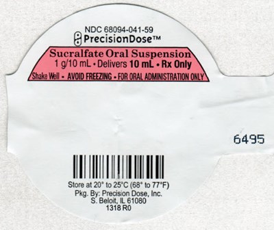 Principal Display Panel (10 mL Cup Label)
