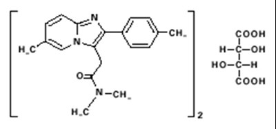 Image Description (Zolpidem Tartrate Tabs Structure)