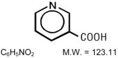 niaspan-01.jpg Structural formula for Niacin. - niaspan 01