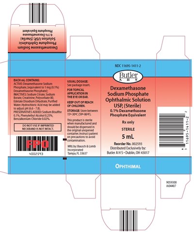 Dexamethasone Sodium Phosphate Ophthalmic Solution Usp, 0.1% (carton, 5 mL (Butler))