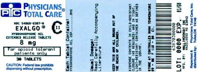 Principal Display Panel - 8 mg - 6387