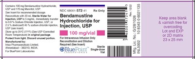 100mg Vial (Bendamustine 100mg Label)