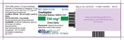 Quetiapin Extended-Release tablets 150mg(NDC 68001-512-06) - quetiapine 150mg 60 label