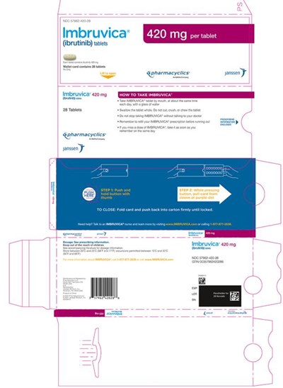 PRINCIPAL DISPLAY PANEL - 120 Capsule Bottle Carton - imbruvica 0e