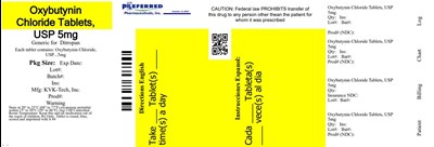 Oxybutynin Chloride Tablets Usp 5mg (Figure 8 100s Label)