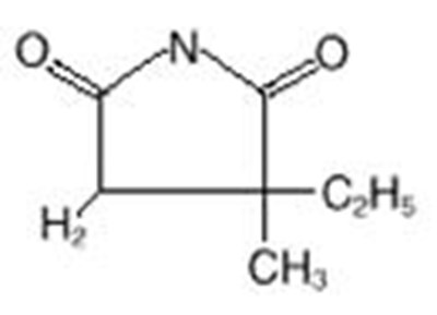 zarontin-01.jpg Chemical Structure - zarontin 01