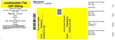 Levetiracetam Tablet Usp 500mg (Levetiracetam Fig7)
