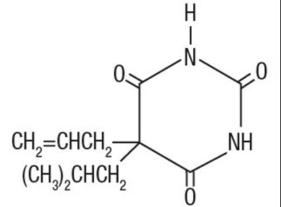 butalbital-chemical-structure - bac capsules 01