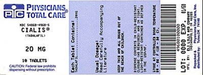 Image Of 20 mg Package Label (4968)