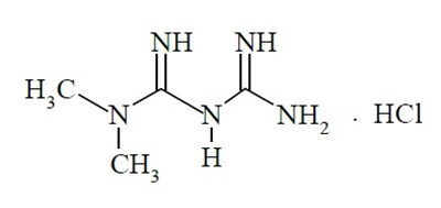 metformin-structure.jpg Structure - metformin structure