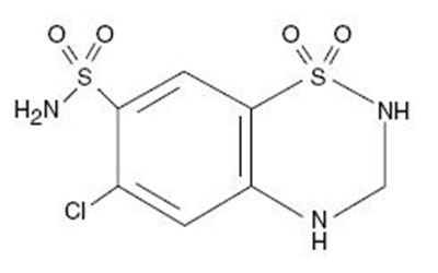 Hydrochlorothiazide Structural Formula (0e7e3947 Be0e 4407 A424 A365f99f4350 02)