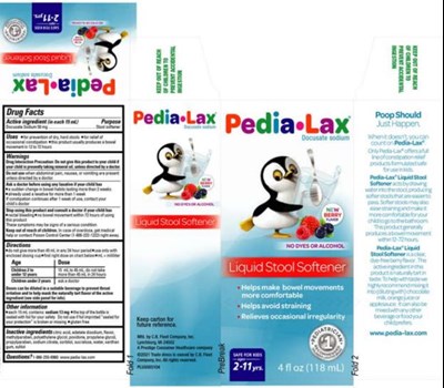 pedia-lax-docusate-stool-softener_0132-0113-01.jpg Pedia•LaxDocusate sodiumLiquid Stool Softener4 fl oz (118 mL) - pedia lax docusate stool softener 0132 0113 01