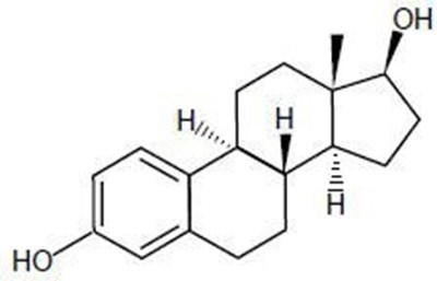 Estradiol Chemical Structure (Image 01)