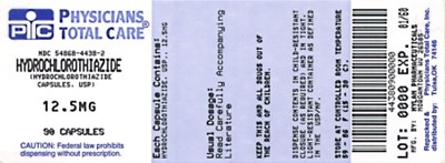 Image Of 12.5 mg Package Label (4438)