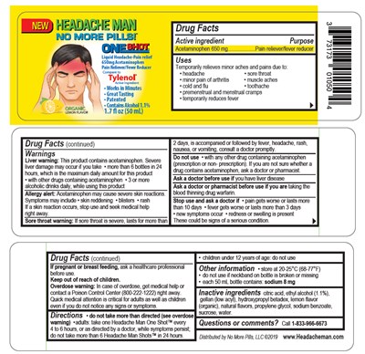 headache-01.jpg PRINCIPAL DISPLAY PANEL - 50 mL Bottle Label - headache 01