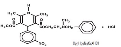 Chemical Structure (Nicardipine Hydrochloride Injection   Novaplus 1)
