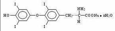 Levothyroxine (t4) Sodium Structural Formula (Levothyroxine Sodium Tablets Usp 1)