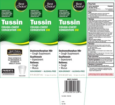 Dextromethorphan Hbr 20 mg, Guaifenesin 200 mg (Tussin Dm Cough And Chest Congestion Liquid 1)