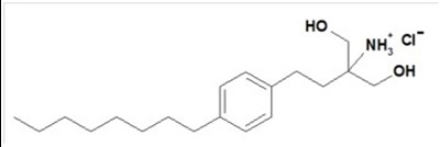Fingolimod-hcl-structure. (Fingolimod HCl Structure)