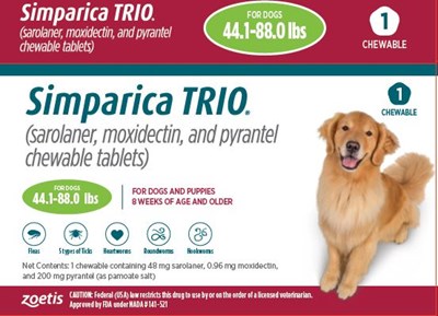 48mg x 1 Carton - simparica trio 5