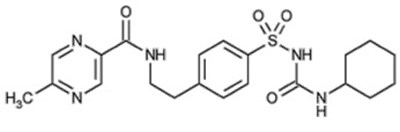 Molecular Structure (Glipizide Par 1)