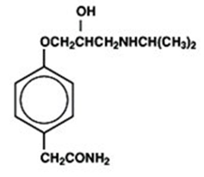 Atenolol Structural Formula (Image 01)
