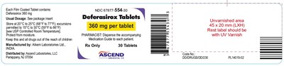 Deferasirox 360mg 30tab