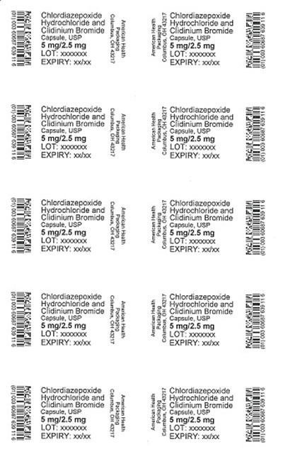 5 mg/2.5 mg Chlordiazepoxide Hydrochloride And Clidinium Bromide Capsule Blister (Blister)