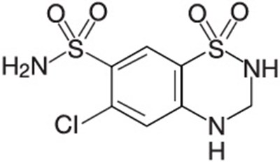 Chemical Structure (Hydrochlorothiazide 01)