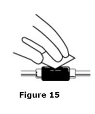 aranesp-0e.jpg Wipe off the venous port of the hemodialysis tubing with an alcohol wipe. See Figure 15. - aranesp 0e