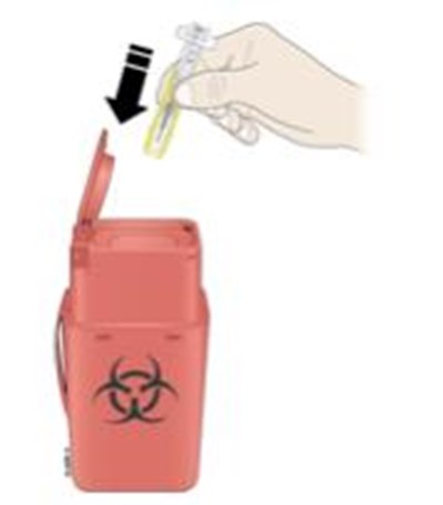 M  Discard (throw away) the used prefilled syringe. - aranesp 20
