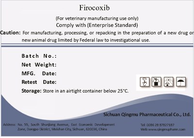 firocoxib.jpg label of firocoxib - firocoxib