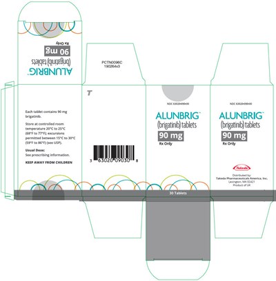 alunbrig-04.jpg PRINCIPAL DISPLAY PANEL - 180 mg Tablet Bottle Label - alunbrig 04