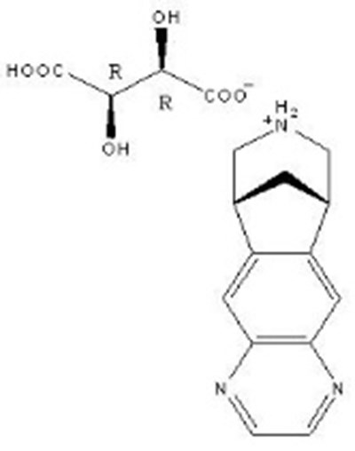 Chemical Structure - chantix 01