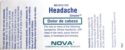 Headache Complex Bottle (Nova Headache Bottle)