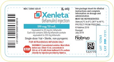 xenleta-02.jpg Injection Vial Label - xenleta 02